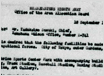 1945年　明治神宮外苑、進駐軍に接収　GHQ接収時書類(右訳文)・野球場は神宮球場、ボクシング場は相撲場(現在の神宮第2球場)