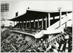 1962年　正面メインスタンド増改築　完成した2階席
