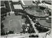 1964年　東京オリンピック　練習場となった中央広場、右上に神宮球場と神宮第2球場