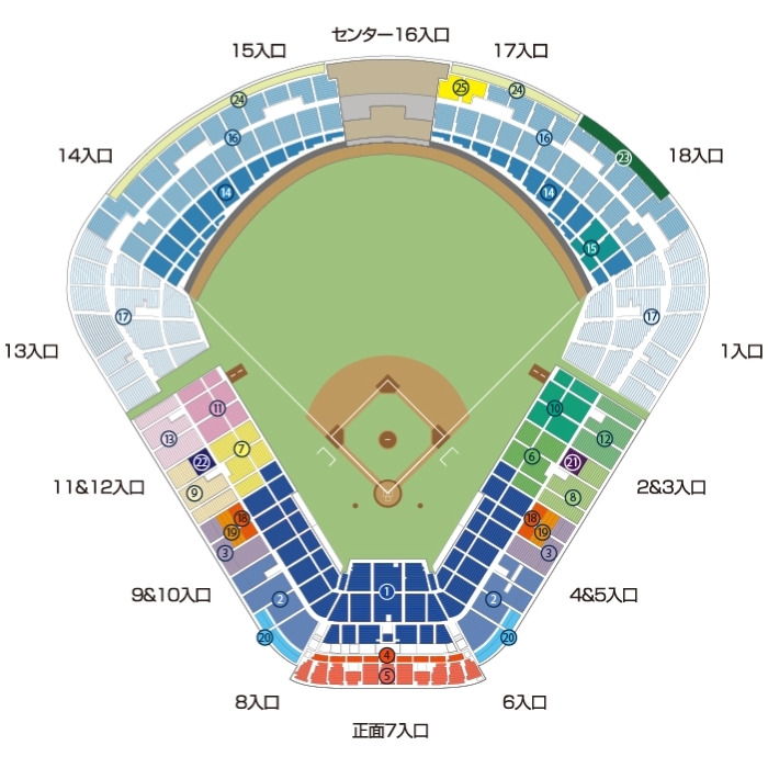 2連番！甲子園ライトスタンド7/15（土）阪神vs中日