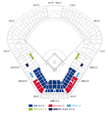 年間シート（SEASON SEAT） | チケット情報 | 明治神宮野球場